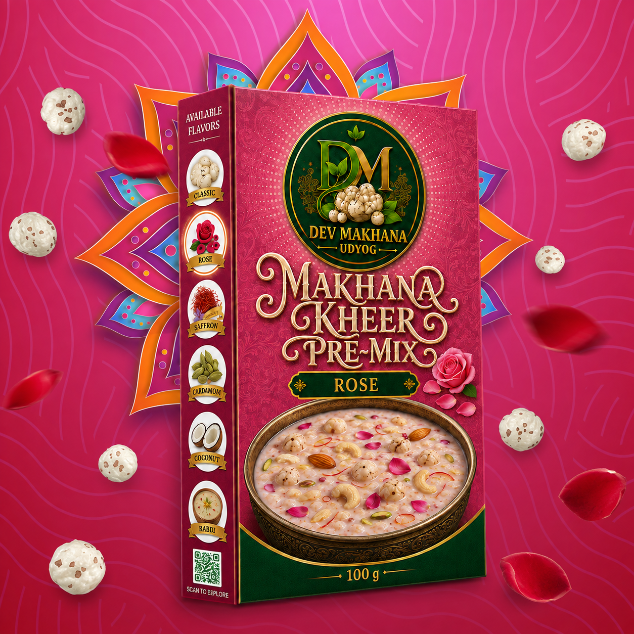 Makhana Kheer Pre-Mix Rose (100 g)
